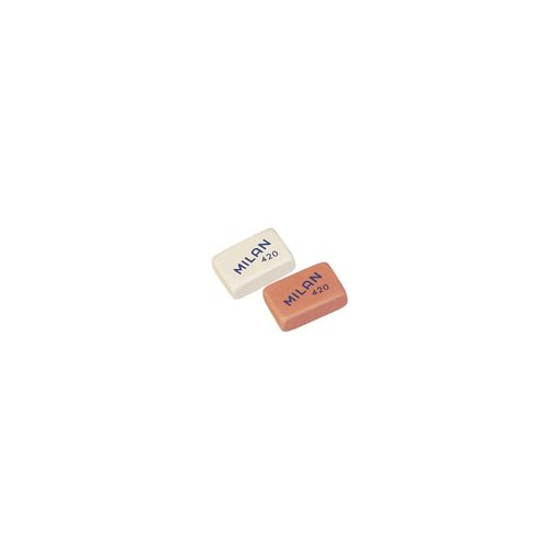 MILAN Eraser 420 (Recondicionado Como Novo) Milan - Borrachas - preto, rosa, 20 peças, 100 g