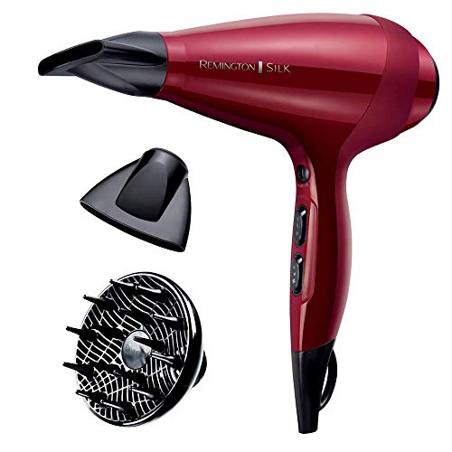 Secador de Cabelo REMINGTON Silk (2400 W - 3 Níveis de temperatura) Remington - Secadores de cabelo - 2400 w, temperatura ajustável, 3 níveis