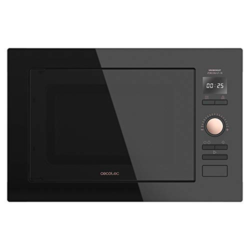 Micro-Ondas Inserção Cecotec Grandheat 2590 Build-in Steelblack 900 W Cecotec - Fornos de microondas - 900 W, 8 funções, descongelação por tempo, programável