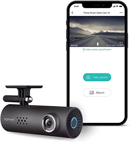 Gravador de Viagem 70MAI 70Mai-CA-DASHCAM-01 (Full HD - Preto) 70mai - Câmeras de vigilância - full hd, cmos, g-sensor, sem fios