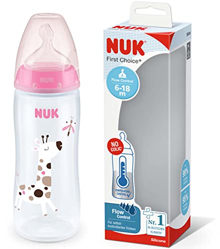 Garrafa Térmica para Bebés NUK First Choice Rosa Claro (360 ml) Newell Brands - Utensílios de Cozinha - garrafa térmica, bebés, 360 ml, rosa claro