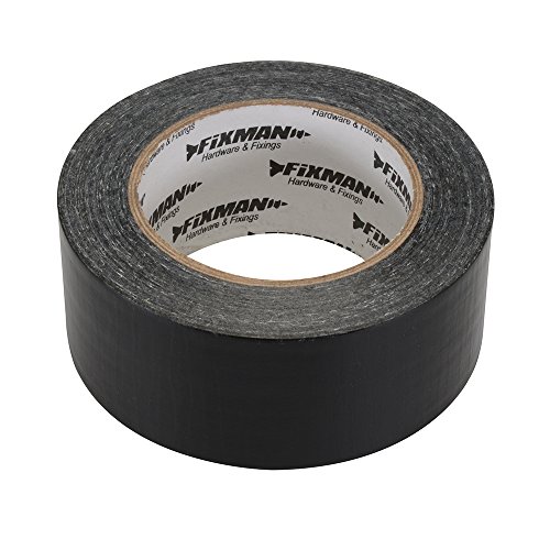 Fita Adesiva FIXMAN 190160 Preto (50mmx50m) FIXMAN - Fita adesiva de ferragens - poliéster, borracha, 50mmx50m