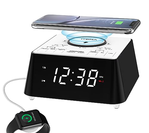 Rádio Despertador ITOMA com Controlo Remoto e Bateria Recarregável iTOMA - Áudio - despertador, controlo remoto, bateria recarregável