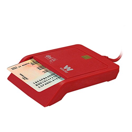 Leitor de Smart Card WOXTER PE26-145 Vermelho Woxter - Leitores de cartão eletrônico - usb 2.0, vermelho, 6 cm, 10 cm