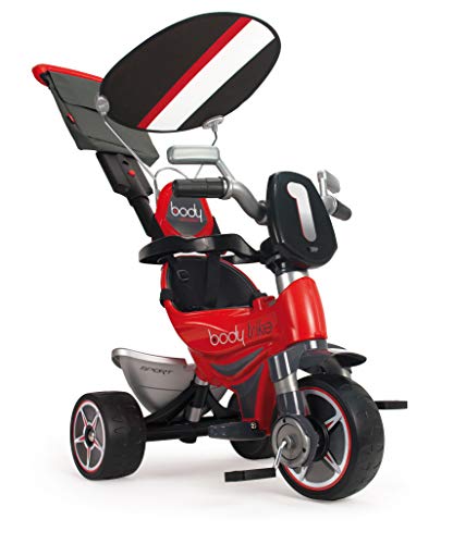 Triciclo INJUSA Body Sport (Vermelho - 100x50x65 cm) INJUSA - Brinquedos - triciclo, vermelho, 100x50x65 cm, alumínio, plástico