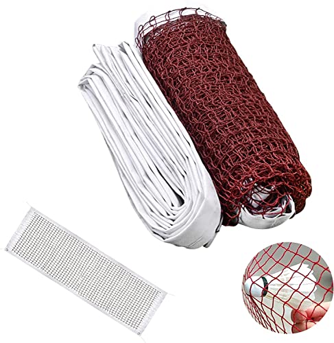 Rede de Basquetebol PORTABLE SPORTS (Vermelho - 6.1x7.6m) TFSYLISA - Redes de badminton - portátil, vermelho, 6.1x7.6m