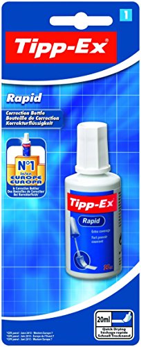 Tipp-Ex Corretor Rápido 25 Ml (Recondicionado Como Novo) Tipp-Ex - Correção de fluídos, canetas e fitas - corretor líquido, alta qualidade, cobertura grande, secagem rápida