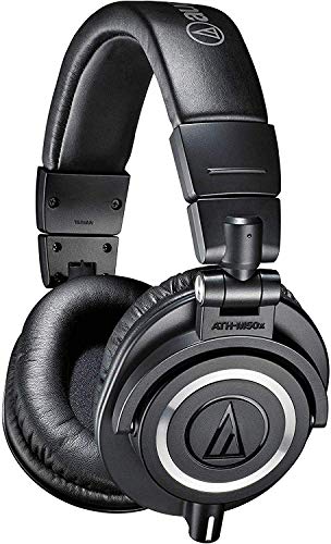 Auscultadores com Fio AUDIO-TECHNICA Ath-M50X Audio-Technica - Fones de ouvido e headsets - auriculares, fio, audio-technica, ath-m50x, resposta de frequência, construção robusta
