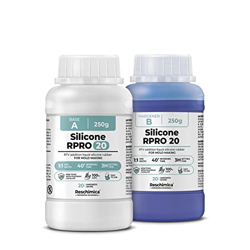Material para Moldagem de Silicone R-PRO 20 Reschimica - Massa de enchimento para carro - moldagem, silicone, R-Pro 20