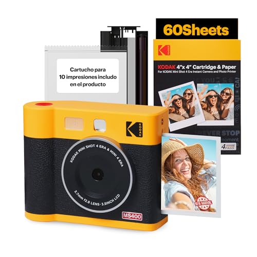 Máquina Fotográfica Instantânea KODAK Mini Shot Amarelo MS400 - Câmeras - fotográfica, instantânea, amarelo