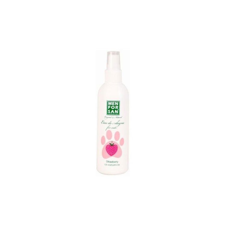 Água de Colónia para Gato MENFORSAN Morango (125 ml) MENFORSAN - Banho e corpo - gato, 125 ml, morango