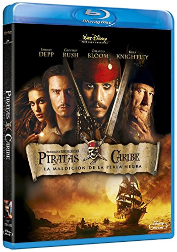 Pirates Of The Caribbean: The Curse Of The Black Pearl Disney - Dvds e vídeos - aventura, piratas, curse, treasure