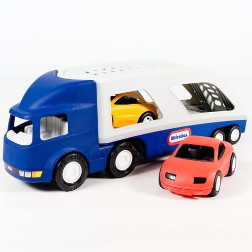 Conjunto de veículos LITTLE TIKES 2032891 (3 anos) little tikes - Brinquedos - conjunto, veículos, little tikes, 2032891, camião, carros, rampa, jogos, reboque, espaço ao ar livre