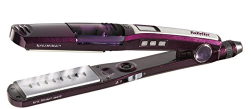 Ferro a Vapor BABYLISS Ipro230 (Jato vapor: 120 g/min - Base: Cerâmica) Babyliss - Acessórios de banheiro - 120 g/min, cerâmica, 5 ajustes, iônica