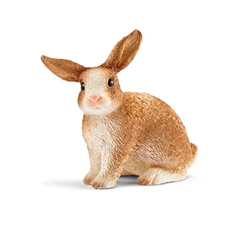 Figura de Brincar SCHLEICH Farm World Rabbit (Idade Mínima Recomendada: 3 anos) Schleich - Brinquedos - plástico inquebrável, pintado à mão, 3 anos, amigável ao ambiente