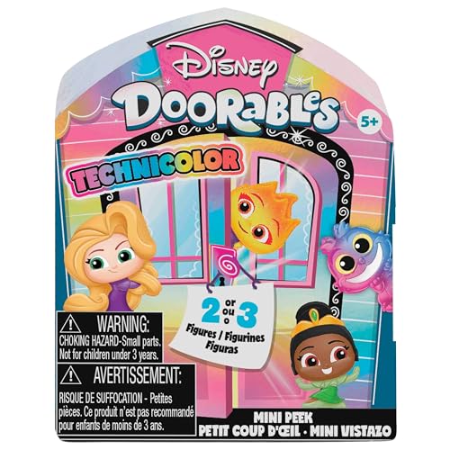 Disney Doorables Mini Peek Technicolor Takeover JUST PLAY JUST PLAY - Brinquedos - figuras surpresa, personagens, technicolor takeover, edição limitada