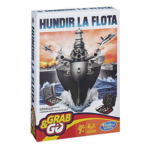 Jogo de Tabuleiro HASBRO GAMING B09951750 (Idade Mínima: 8) Hasbro Gaming - Jogos - frota naval, afundimento, estratégia, 8 anos