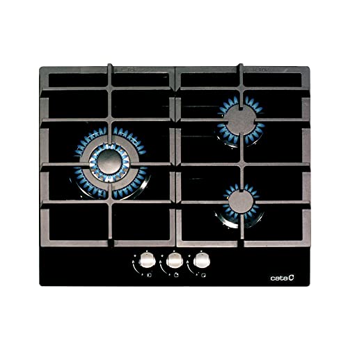 Placa de Gás CATA LCI 6021 (Gás Natural - 59.5 cm - Preto) CATA - Cooktops - gás natural, 59.5 cm, preto