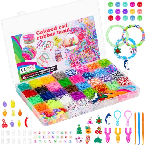 Kit de pulsores para crianças LANVIXO (Idade minima recomendada: 3 anos) Lanvixo - Kits de artesanato de brinquedos - kit, pulseiras, crianças, lanvixo, cores, acessórios