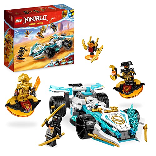 LEGO Ninjago - Carro de Dragão do Zane Power Spinjitzu - 71791 (Idade Mínima: 7) LEGO - Blocos de encaixe - lego, ninjago, carro, dragão, Zane, power spinjitzu