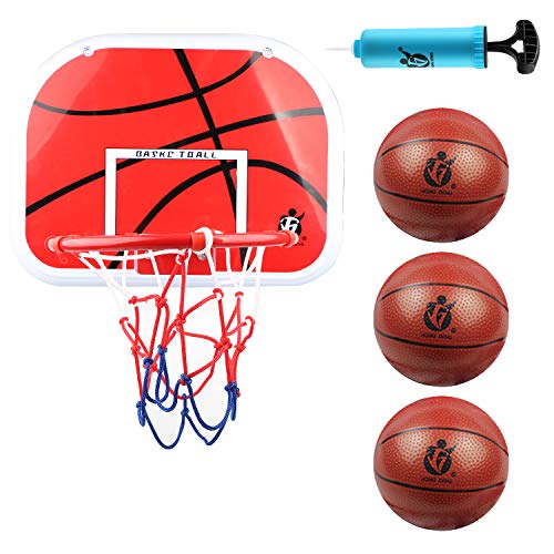 Mini Basket DBREAKS com 3 Balões e Bola DBREAKS - Equipamento atlético de uso geral - 3 balões, bola, metal, abs