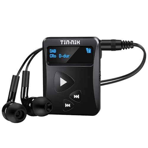 Rádio Portátil TIN NIK DAB-398WS-B (Preto - Digital - FM/AM/DAB) Tin-nik - Radios - digital, fm, dab+, oled, bateria recarregável