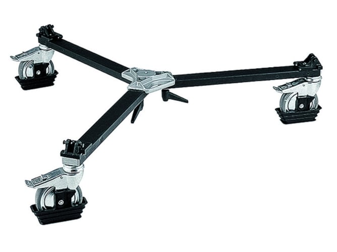 Manfrotto 114MV Tripé plataforma de vídeo Manfrotto - Estabilizadores e suportes de câmera - alumínio, 100 kg, 3 pernas, 12 m