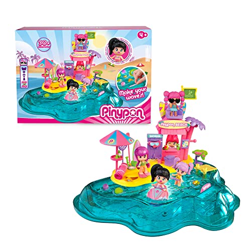 Conjunto de Brinquedos PINYPON Beach Playset 
Marca:
Famosa
 - Brinquedos - brinquedos, figura exclusiva, acessórios, flutuador salvavidas