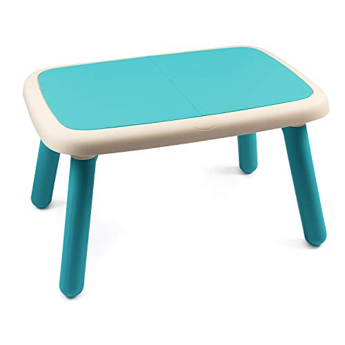 Mesa de Jantar SMOBY Kid (Azul - Plástico) Smoby - Mesas de exterior - mesa, 4 crianças, plástico soprado, anti-uv
