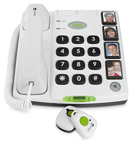 Telemóvel DORO 2411 (2.4'' - 2G - Branco) Doro - Telefonia - 2.4, 2G, rádio FM, mp3, câmera