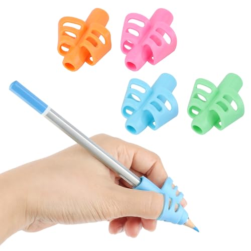 Suporte de Caneta 4 Peças 3 em 1 Ukofew UKOFEW - Instrumentos de escrita e desenho - borracha, 4 peças, corrigidor