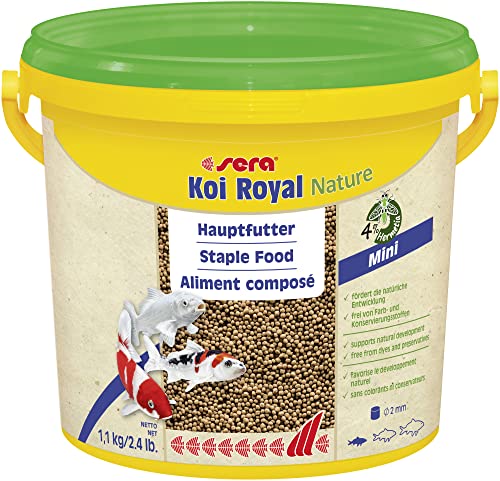 Alimentação Sera Koi Royal Mini 2 Mm 1 L SERA - Ração para cães - peixes, óleo de soja, carregos de proteínas, grãos 2mm