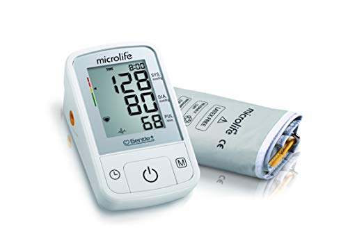 Monitor de Tensão Arterial MICROLIFE BPA2-B Microlife - Monitores de pressão sanguínea - tecnologia Soft, braço pre-formado, luz transição
