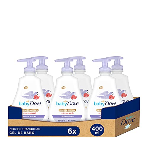 Gel de Banho BABY DAVE Noites Tranquilas (400 ml) Unilever - Banho e corpo - hidratante, nutritivo, 400 ml