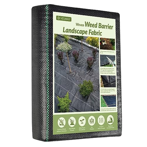 Vedação Anti-Herba VELWAY 2X5 M (Branco - Poliéster) Velway - Móveis de exterior - anti-herba, poliéster, branco