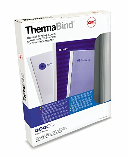 Pack 50 Capas para Encadernação GBC IB370113 A4 Branco GBC - Pastas e capas de relatório - pack, 50, capas, encadernação, gbc, ib370113, a4, branco