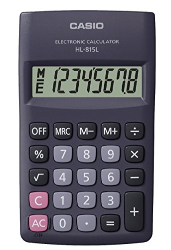 Calculadora de Mesa CASIO HL-815L (Até 12 dígitos) Casio - Calculadoras - 12 dígitos, moeda, científico, financeiro