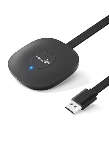 Adaptador de Vídeo Yehua HW-ADPT-WIFI-HDMI | Branco YEHUA - Placas e adaptadores de interface de computador - hdmi, compatível, branco