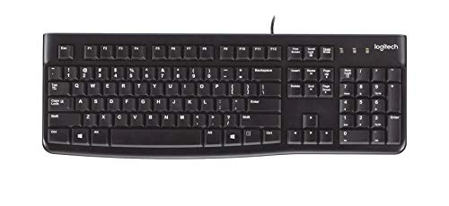 Teclado LOGITECH K120 (Com Cabo - Layout Francês) Logitech - Teclados - teclado numérico, layout francês, com cabo, keylighting
