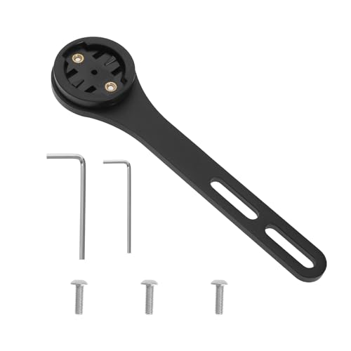 Suporte para GPS EMSEA EXTENDIDO ALUMINIO (Garmin) EMSea - Acessórios para computador de bicicleta - alumínio, compatível Garmin, fita de braço, preto