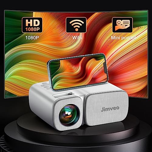 Projetor JIMVEO Mini (Full HD - 100 Lumens) Jimveo - Projetores multimídia - full hd, 100 lumens