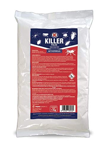 Pó de Insetos KILLER (1Kg) (Insecticide powder) IMPEX EUROPA - Pesticidas - insecticida, biocida, superfície, piso, paredes