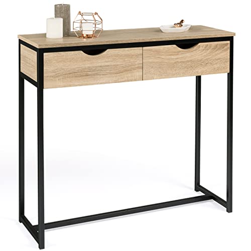 Armário de Casa de Banho ID MARKET Detroit (Castanho) IDMarket - Mobiliário de escritório - castanho, 2 prateleiras, gaveta, 90x30x80 cm