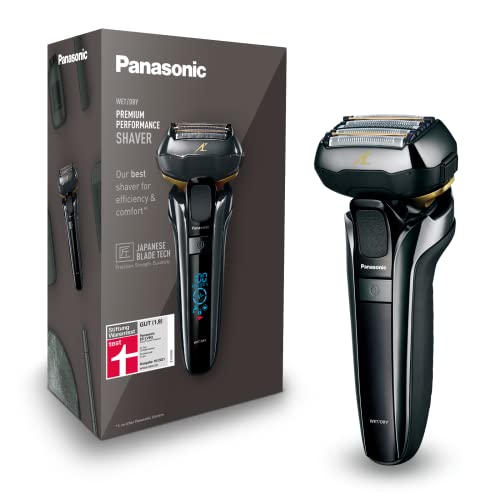 Panasonic Es-Lv6Q-S803 Máquina de Barbear Preto Aço Inoxidável Panasonic - Acessórios de banheiro - preto, inox, aço inoxidável, led