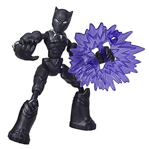 Figura Marvel Avengers Black Panther Bend and Flex Marvel - Bonecos de ação e brinquedo - figura, marvel, avengers, black panther, bend, flex