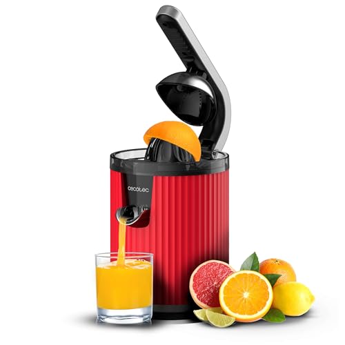 Espremedor Eléctrico Cecotec Xqueeze Retrojuice 600 Vermelho 600 W Cecotec - Eletrodomésticos de cozinha - vermelho, 600 W, espremedor elétrico