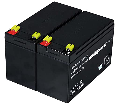 Bateria Recarregável POWERY Powery (RS1500) POWERY - Baterias - 12 v, 7,2 Ah, preto