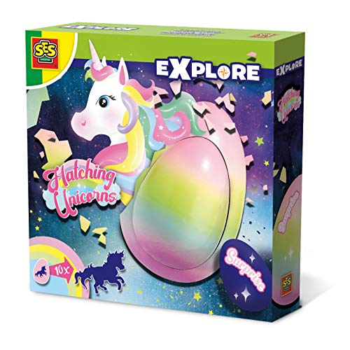 Brinquedo de Trabalhos Manuais SES Unicórnio SES CREATIVE - Kits de artesanato de brinquedos - brinquedo, trabalhos manuais, unicórnio, ovo, escamas