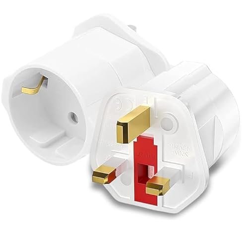Adaptador CABLEPELADO (UK - Branco) CABLEPELADO - Inversores de energia - adaptador, tomada, reino unido, sobrecarga