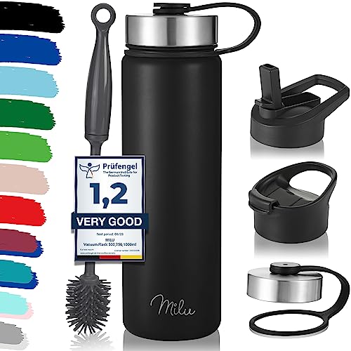 Garrafa de Água MILU 03-0004 | Preto (Embalagem e Acessórios) Milu - Porta-alimentos e bebidas - preto, garrafa